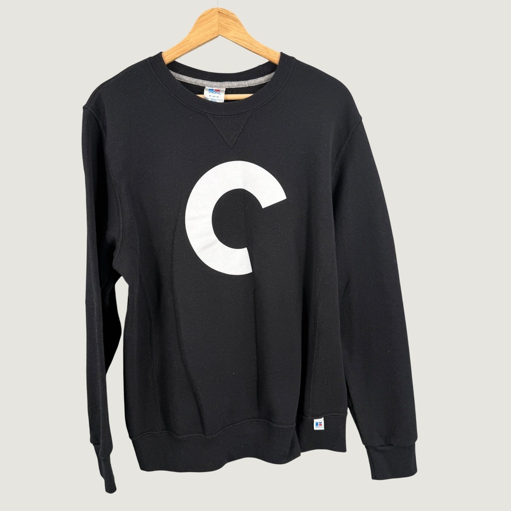 Russell Athletic Criterion Graphic Crewneck Sweatshirt Size Medium Black